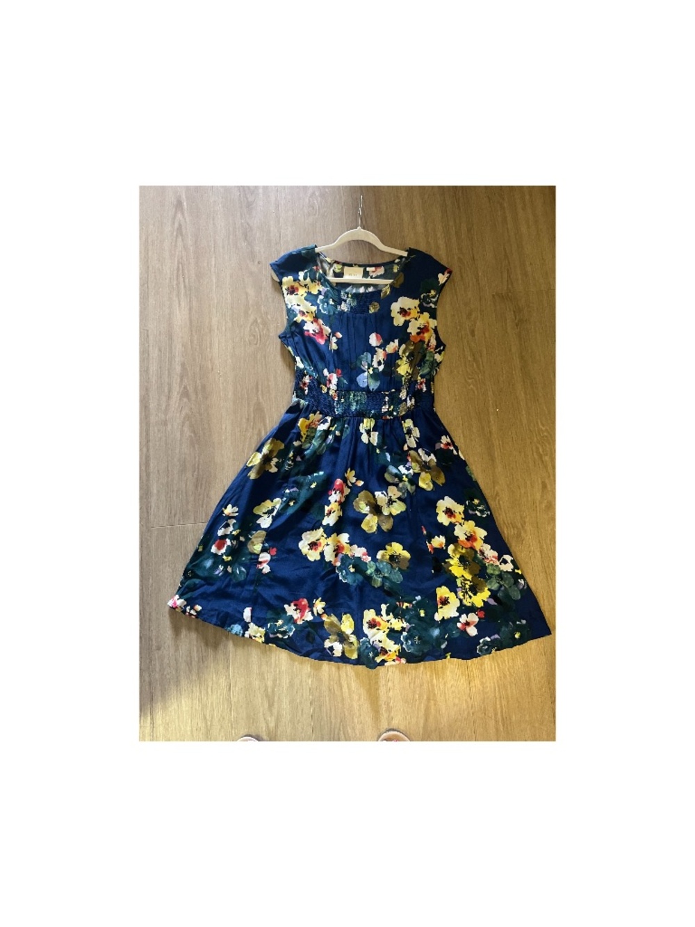 Anthropologie Maeve Floral feminine conservative Flowy dress